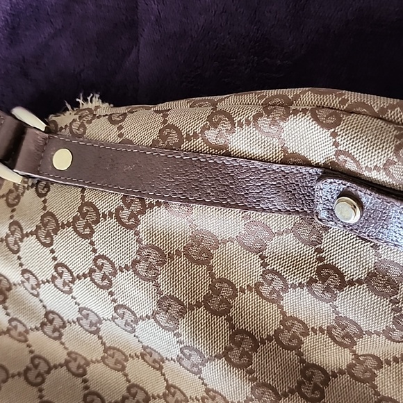 Gucci Authentic and Pre-loved Bronze Abbey Monogram Canvas Tote - Picture 14 of 16